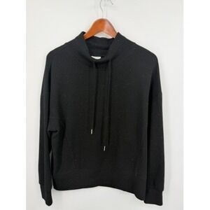 Varley Oakdale DoubleSoft Speckled Funnel Neck Sweatshirt Black Small VAR01897